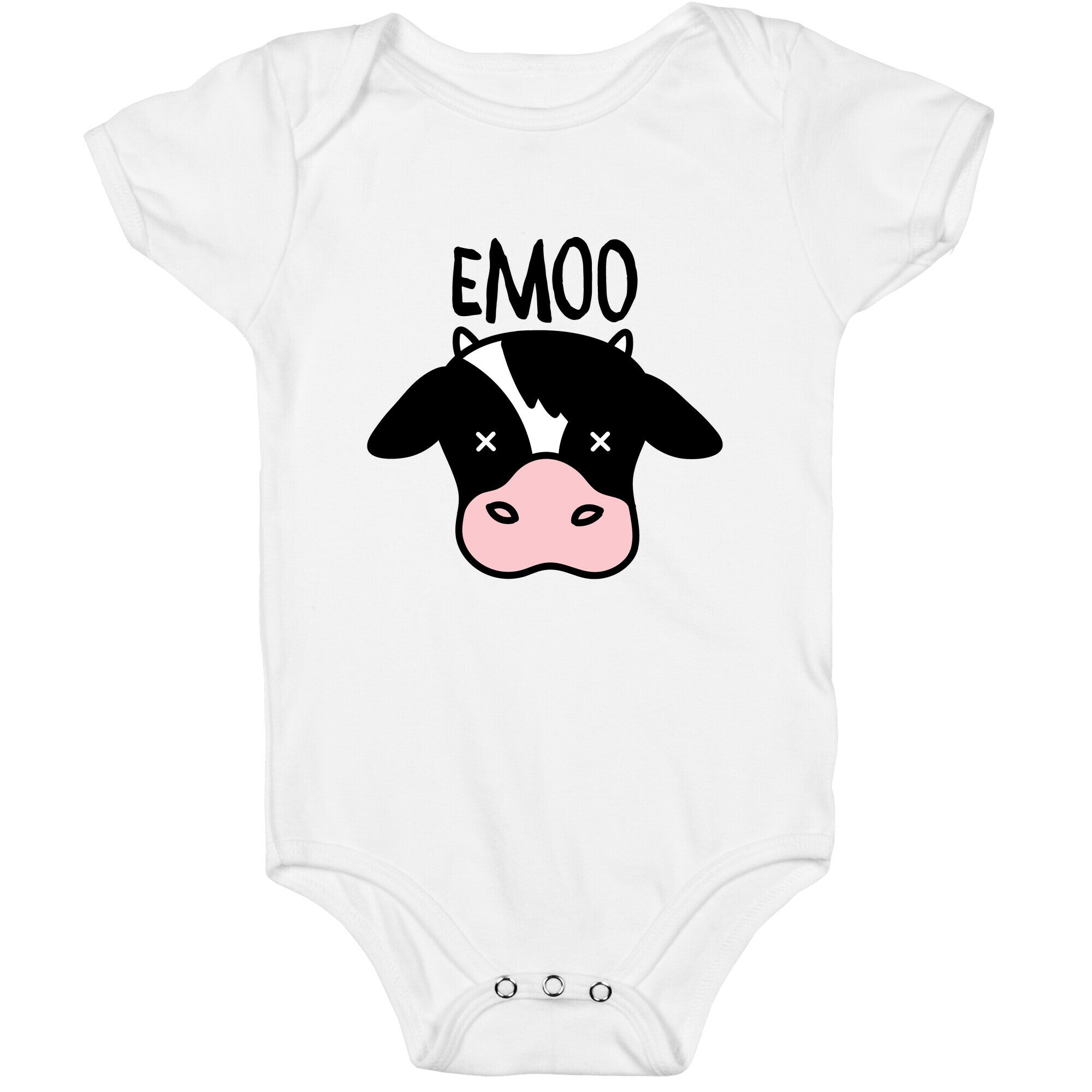 Emoo Emo Cow Baby One Piece
